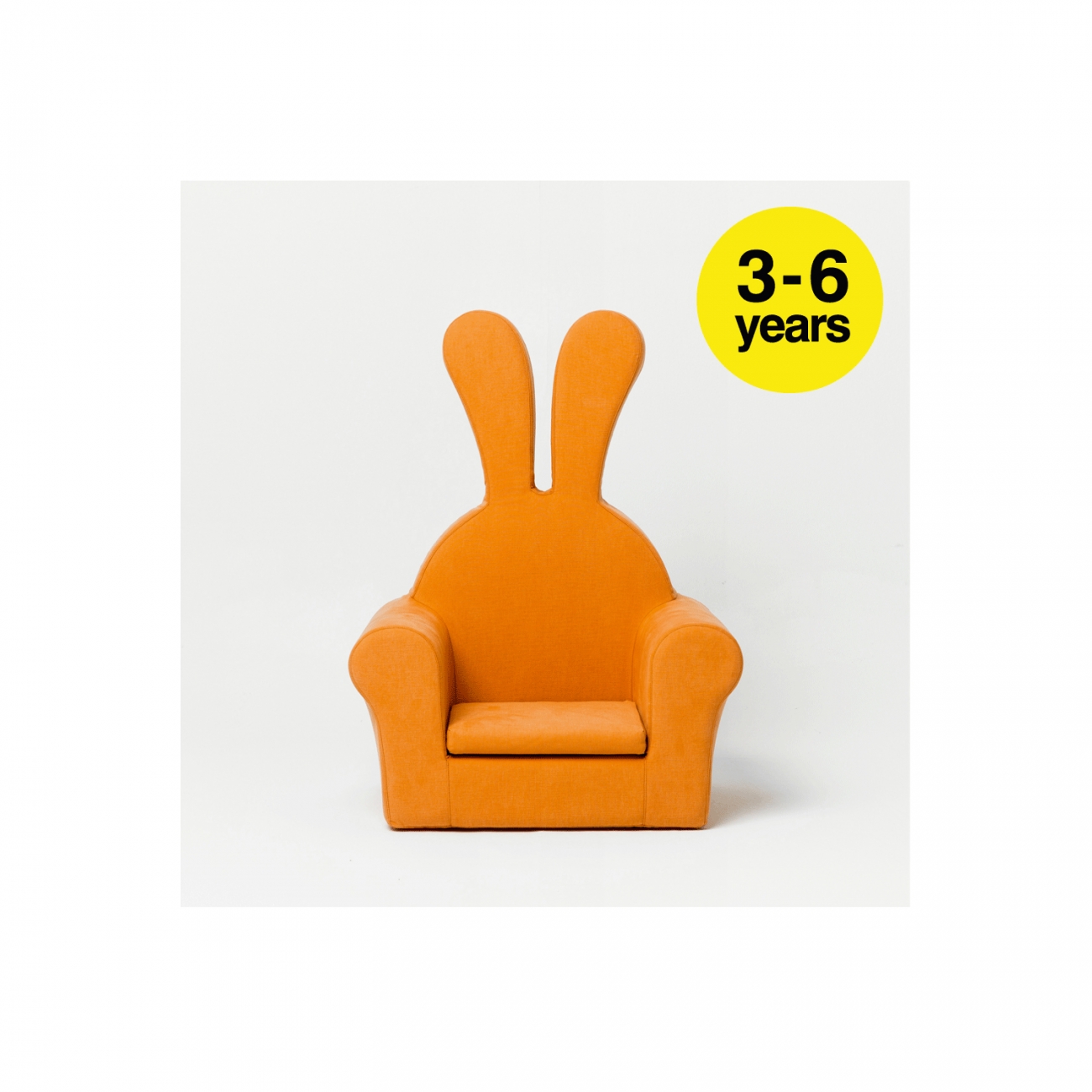 [honeydew rabbit] Orange Rabbit Soft Chair [single/Original]