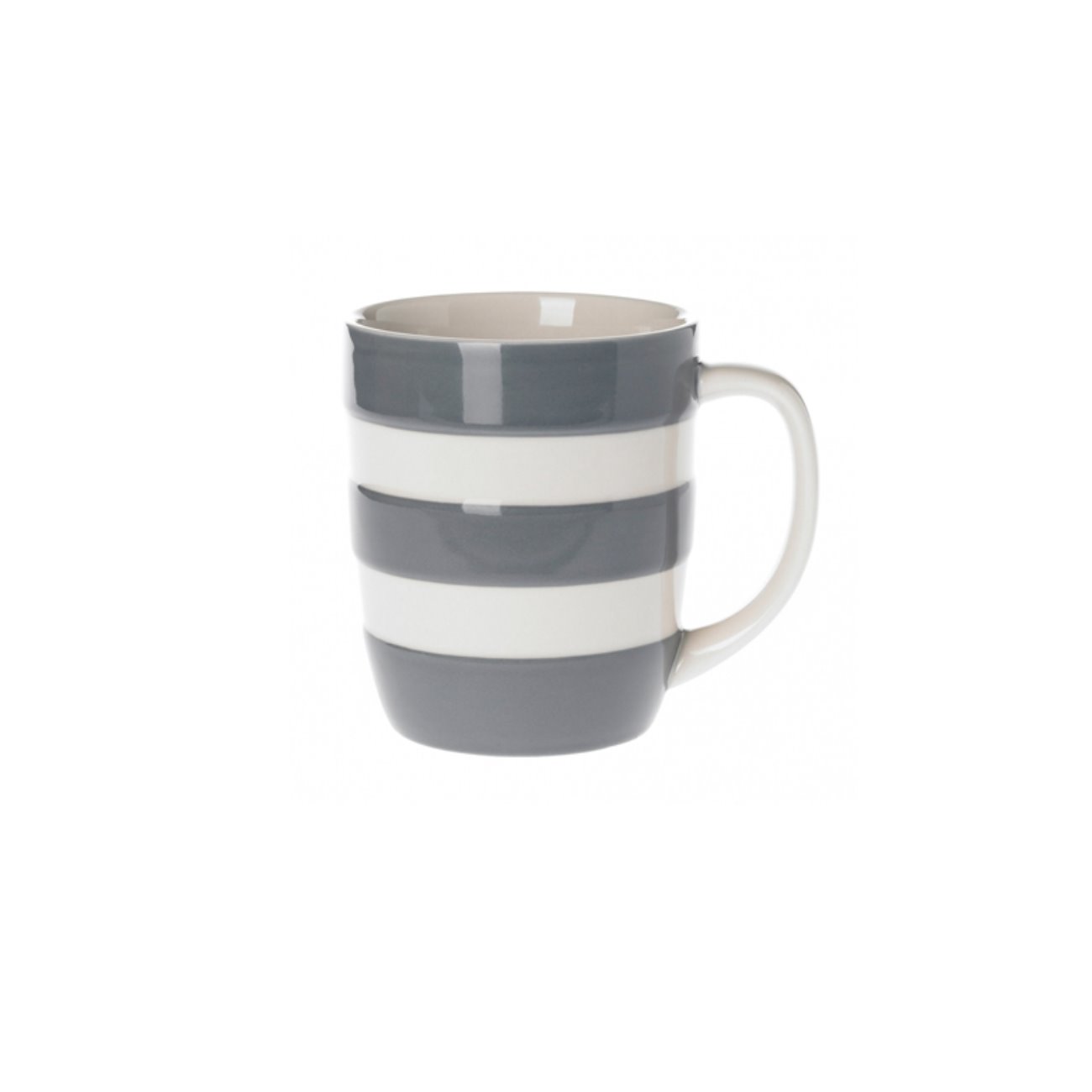 [cornishware]grey mug 34cl/12oz